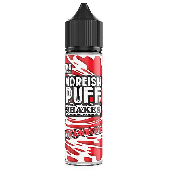 Moreish Puff Shakes Strawberry 0mg 50ml Shortfill E-liquid
