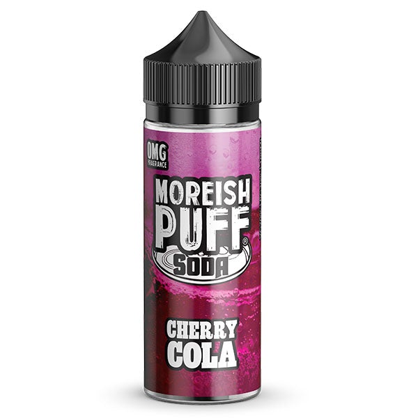 Moreish Puff Soda Cherry Cola 0mg 100ml Shortfill E-liquid