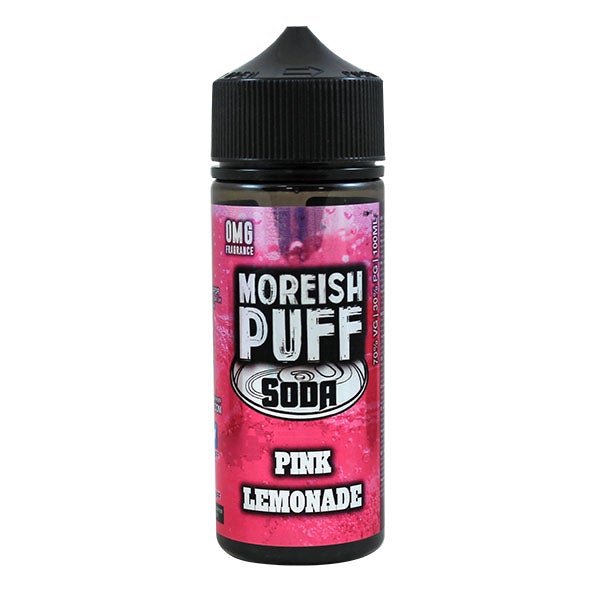 Moreish Puff Soda Pink Lemonade 0mg 100ml Shortfill E-liquid