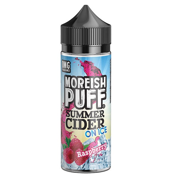 Moreish Puff Summer Cider On Ice Raspberry 100ml 0mg shortfill e-liquid