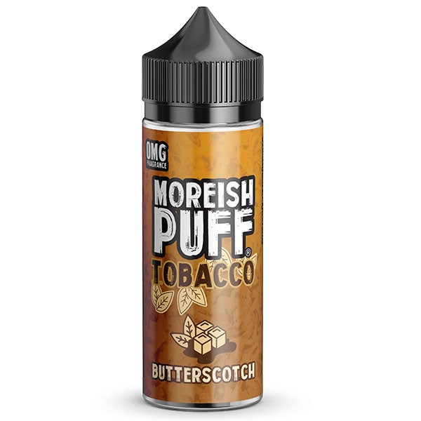 Moreish Puff Tobacco Butterscotch 0mg 100ml Shortfill E-liquid