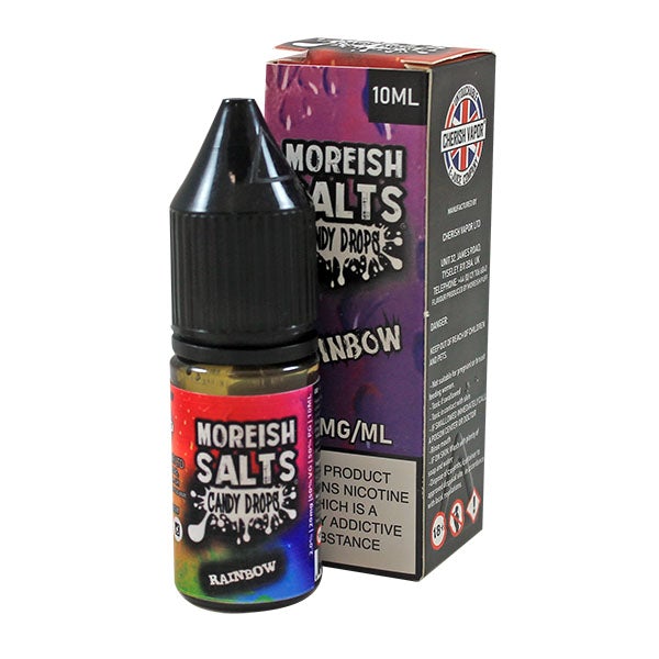 Moreish Puff Nic Salt Candy Drops Rainbow 10ml