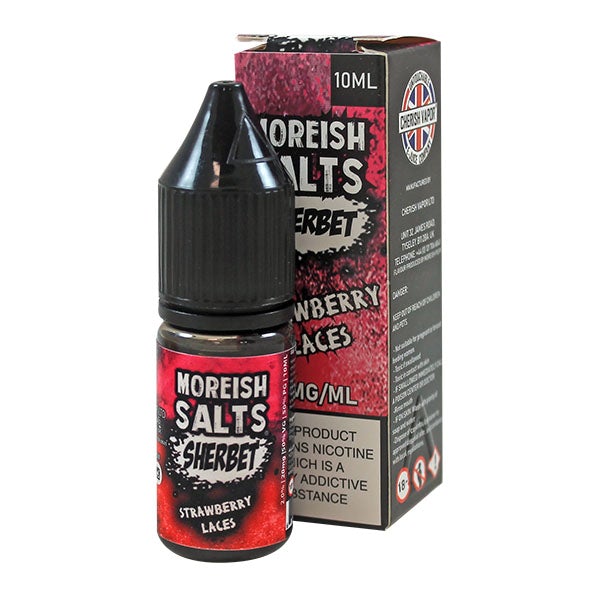 Moreish Puff Nic Salt Sherbet Strawberry Laces 10ml
