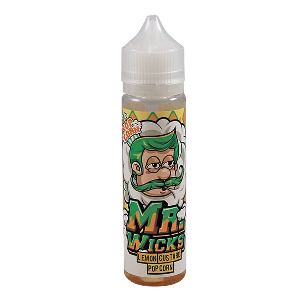 Mr Wicks Lemon Custard Popcorn 0mg 50ml Shortfill e-liquid