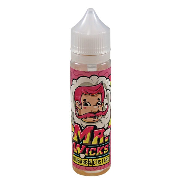 Mr Wicks Rhubarb & Custard E Liquid By Momo 50ml Short fill