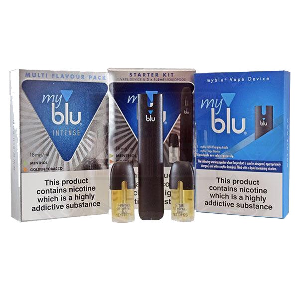 My Blu Intense Starter Kit (2 free liquid Pods 18mg)