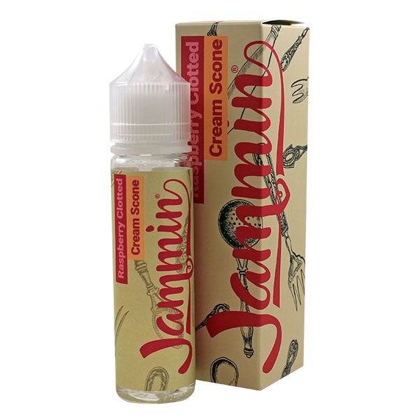 Jammin - Raspberry Clotted Cream Scone 50ml 0mg shortfill e-liquid