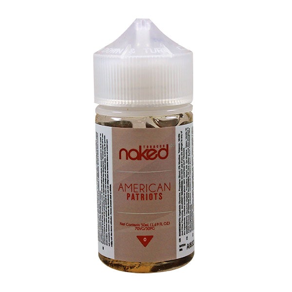 Naked - American Patriots 0mg 50ml Shortfills