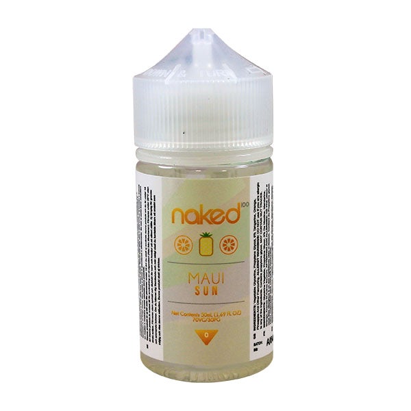 Naked - Maui Sun 0mg 50ml Shortfills