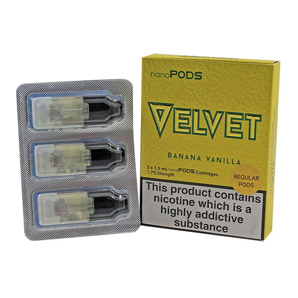 Velvet Banana Vanilla NanoPods 4 x 1.5ml 1.7%