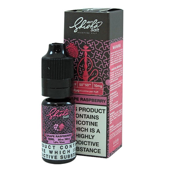 Nasty Juice Nasty Salt Shisha Grape Raspberry 10mg 10ml e-liquid