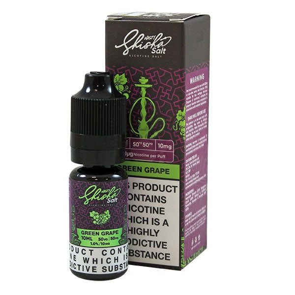 Nasty Juice Nasty Salt Shisha Green Grape 20mg 10ml e-liquid