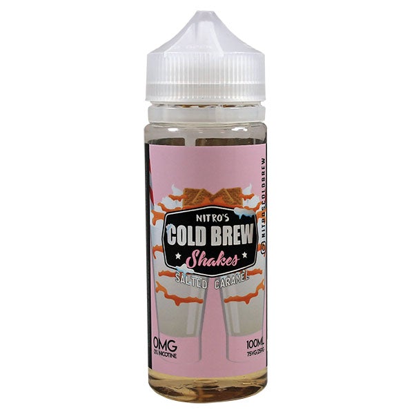 Nitro's Cold Brew Shakes - Salted Caramel 100ml 0mg shortfill e-liquid