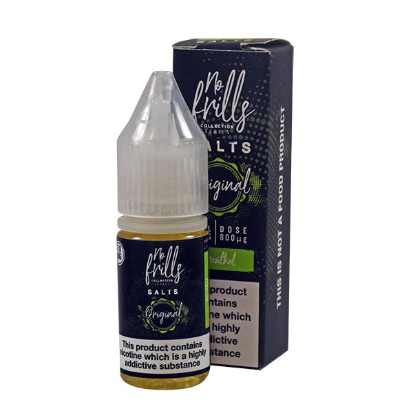 No Frills Salts Original Menthol 10ml