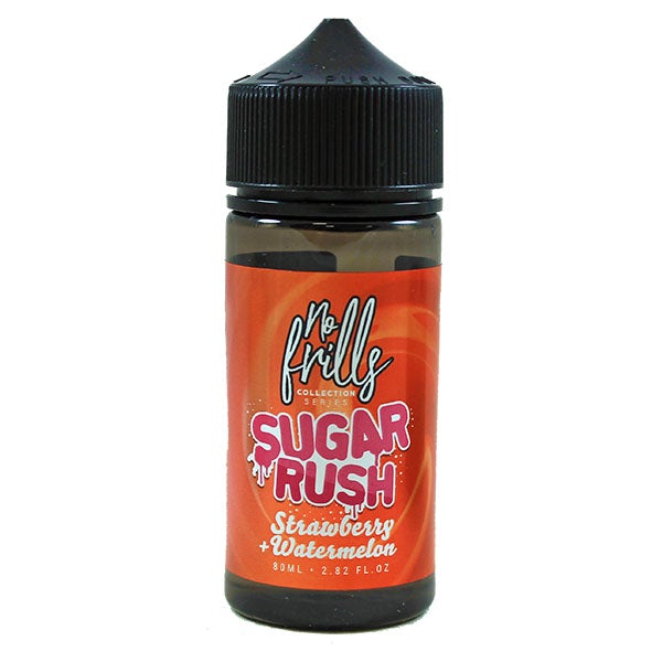 No Frills Sugar Rush Strawberry & Watermelon 0mg 80ml Shortfill