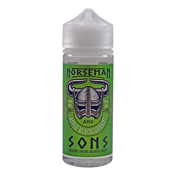 Norseman and Sons Apple & Blackcurrant 0mg 100ml Shortfill