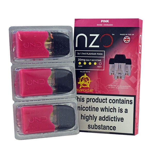 NZO Pod (filled with Anarchist) Pink 1.7ml 3pcs