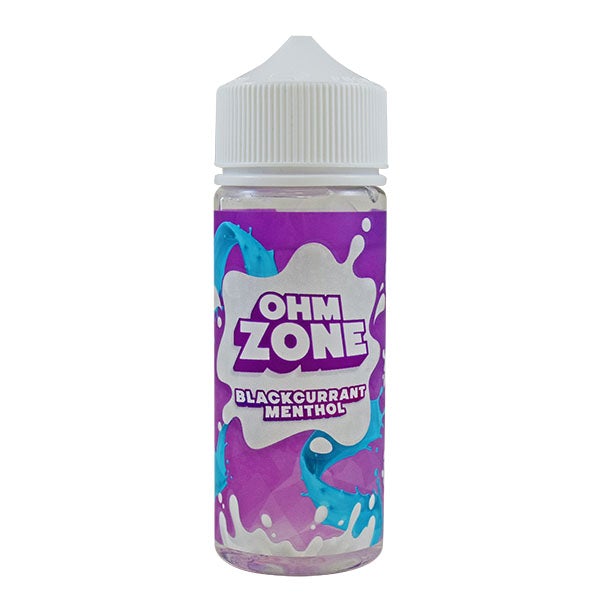 Ohm Zone Blackcurrant Menthol 0mg 100ml Shortfill