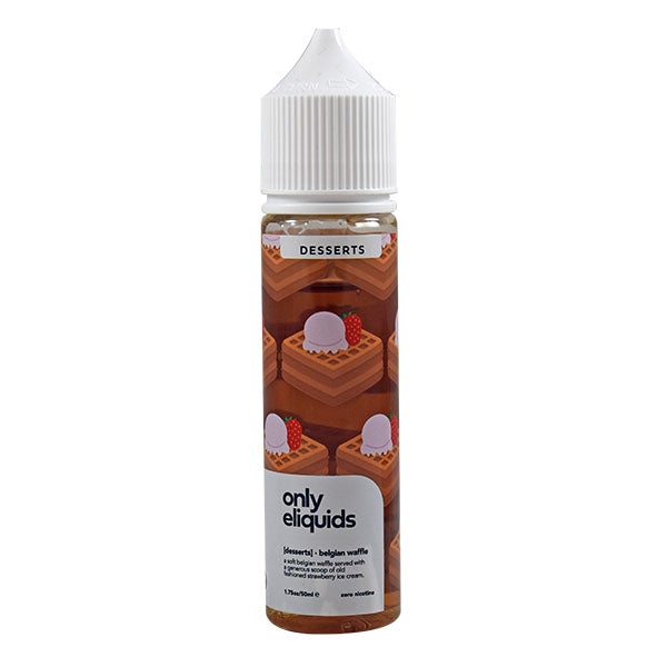 Only E-Liquids Desserts - Belgian Waffle 0mg 50ml Shortfill