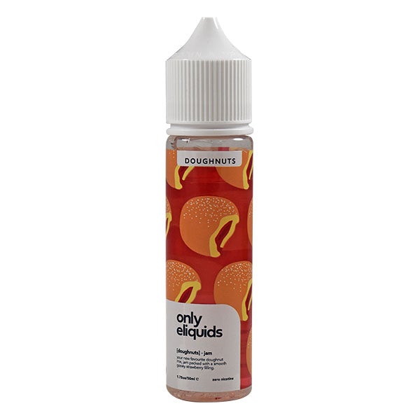 Only E-Liquids Doughnuts - Jam Doughnuts 0mg 50ml Shortfill