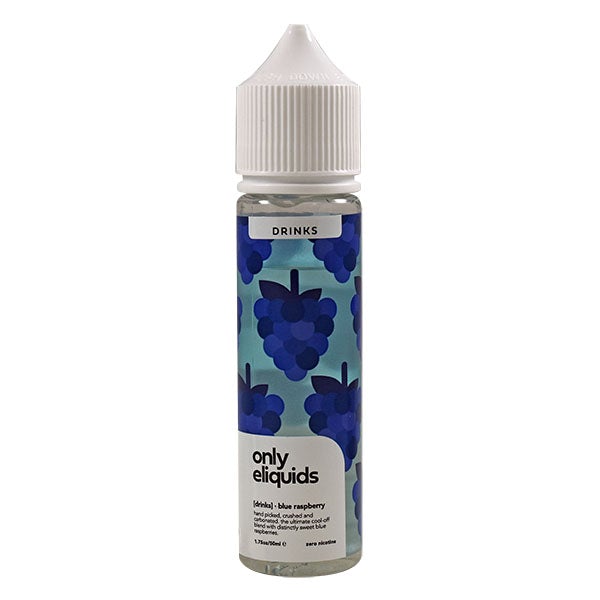 Only E-Liquids Drinks - Blue Raspbery 0mg 50ml Shortfill