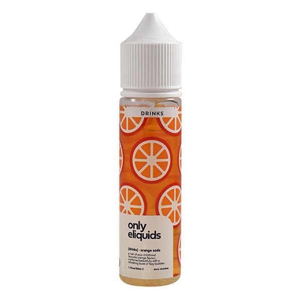 Only E-Liquids Drinks - Orange Soda 0mg 50ml Shortfill