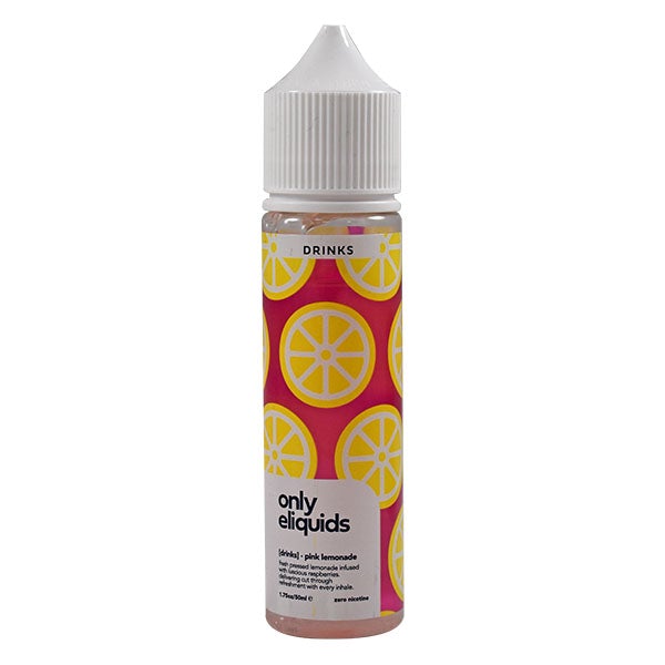 Only E-Liquids Drinks - Pink Lemonade 0mg 50ml Shortfill