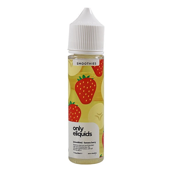 Only E-Liquids Smoothies - Banana Berry 0mg 50ml Shortfill