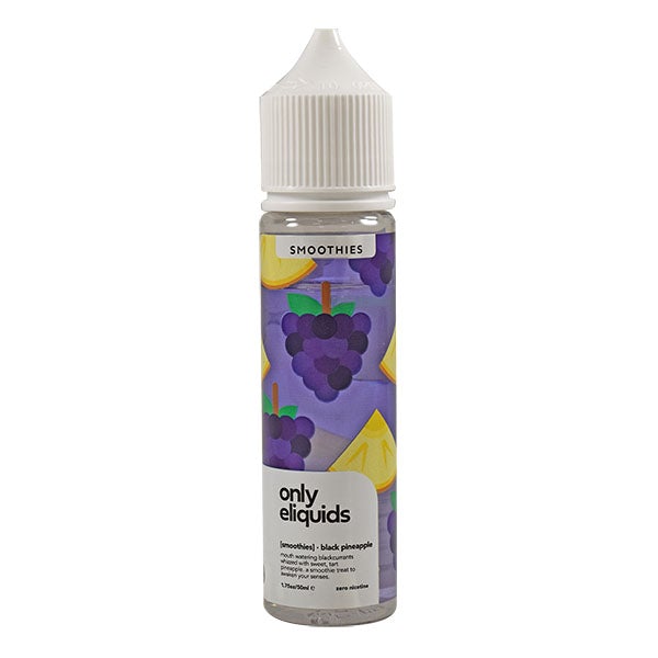 Only E-Liquids Smoothies - Black Pineapple 0mg 50ml Shortfill