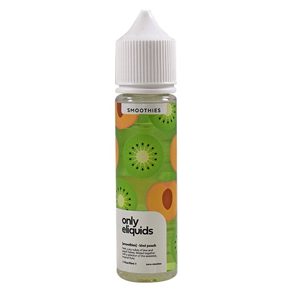 Only E-Liquids Smoothies - Kiwi Peach 0mg 50ml Shortfill