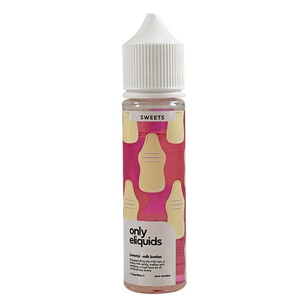 Only E-Liquids Sweets - Milk Bottles 0mg 50ml Shortfill