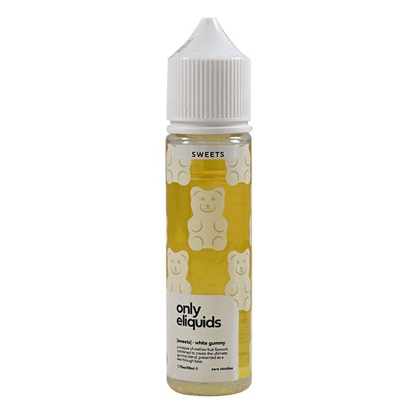 Only E-Liquids Sweets - White Gummy 0mg 50ml Shortfill