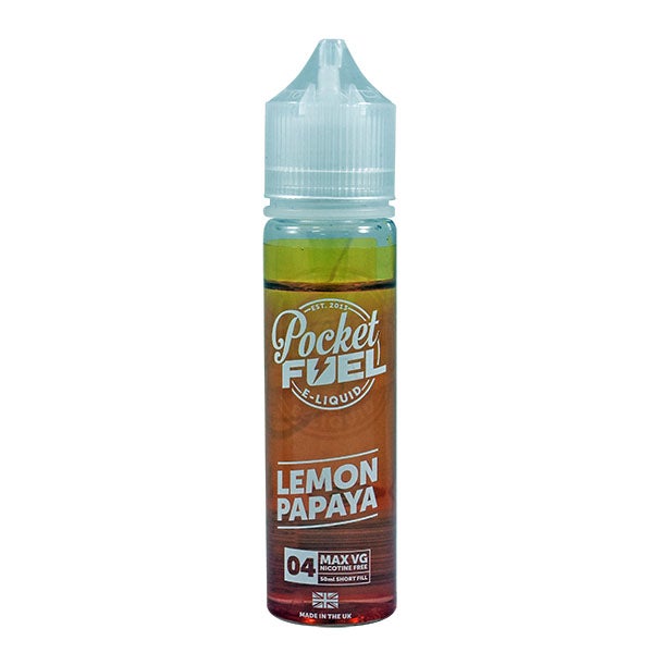 Pocket Fuel Lemon Papaya 04 0mg 50ml Shortfill