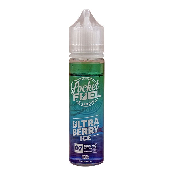 Pocket Fuel Ultra Berry Ice 07 0mg 50ml Shortfill