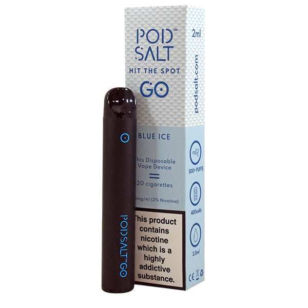 Pod Salt Disposable Vape Device Blue Ice 20mg/2ml
