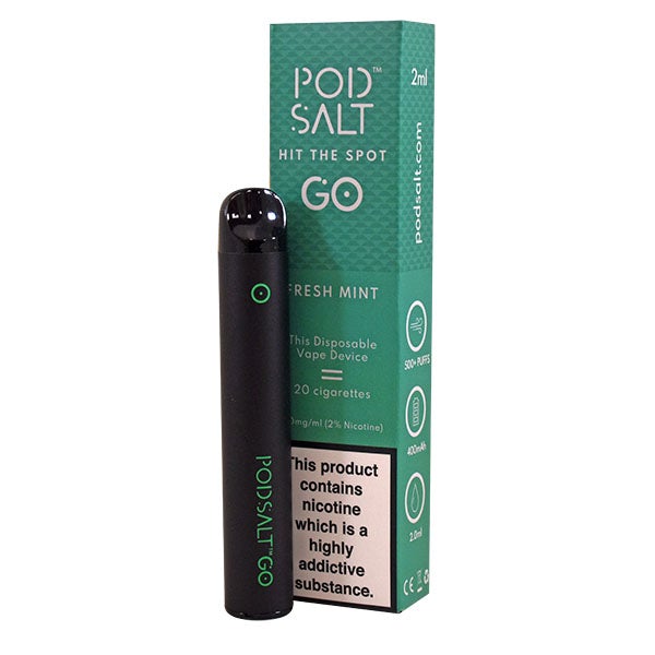 Pod Salt Disposable Vape Device Fresh Mint 20mg/2ml