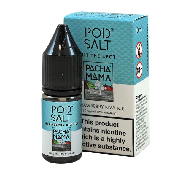 Pod Salt Pacha Mama Strawberry Kiwi Ice Fusion Series 20mg 10ml E-Liquid