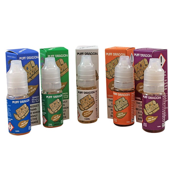 Puff Dragon Rich and Smooth Tobacco E liquid 10ml