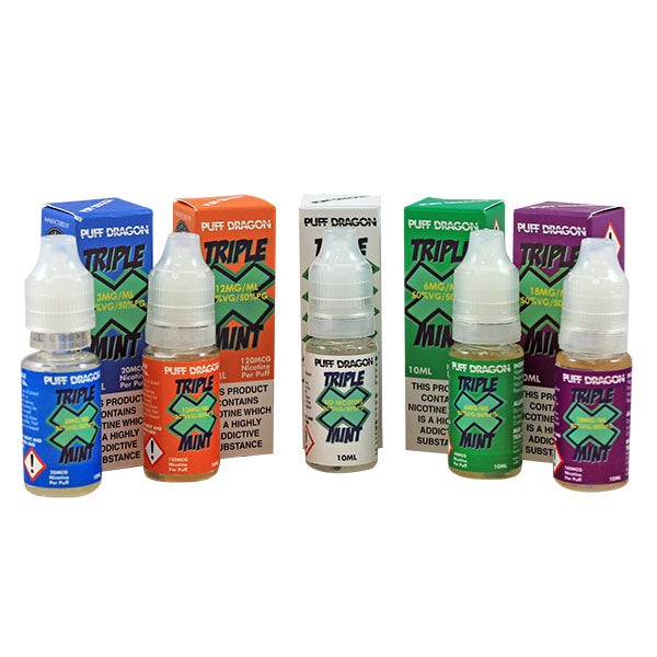 Triple X Mint by Puff Dragon TPD Compliant - 10ml