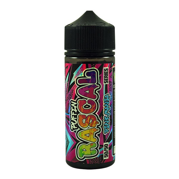 Puffin Rascal 50:50 Series Pink Mania 0mg 100ml Shortfill E-Liquid