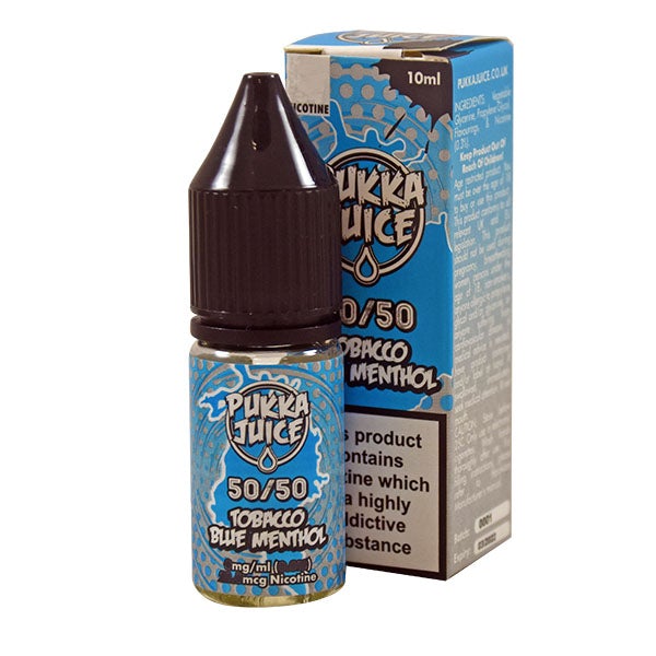 Pukka Juice 50/50 Tobacco Blue Menthol 10ml
