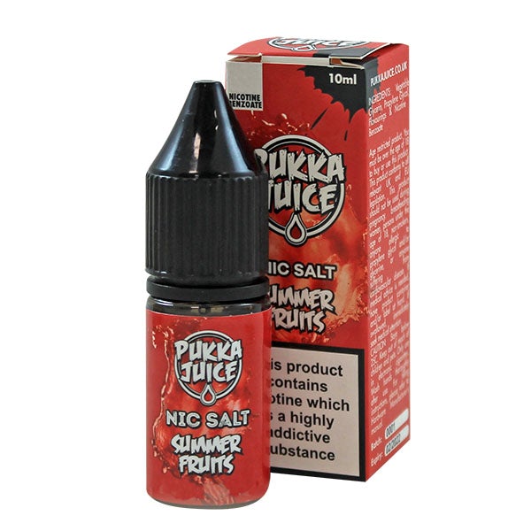 Pukka Juice - Nic Salt Summer Fruits 10ml 10mg E-liquid