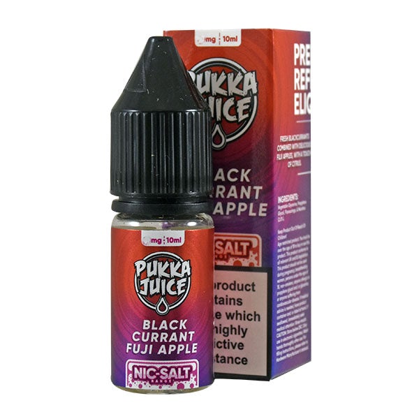 Pukka Juice Nic Salt Blackcurrant Fuji Apple 10ml E-liquid