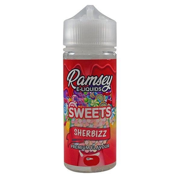 Ramsey E-Liquids Sweets Sherbizz 0mg 100ml Shortfill