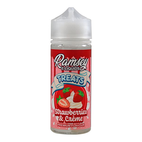 Ramsey E-Liquids Treats Strawberries and Creme 0mg 100ml Shortfill