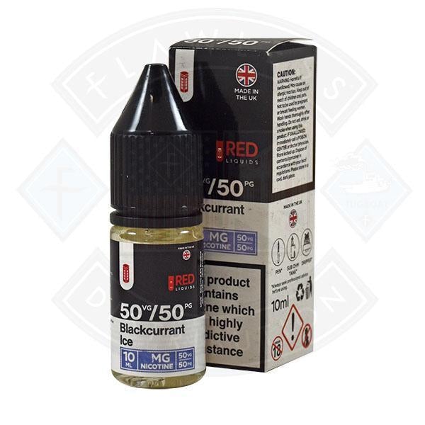 Red Liquids 50/50 - Blackcurrant Ice 10ml