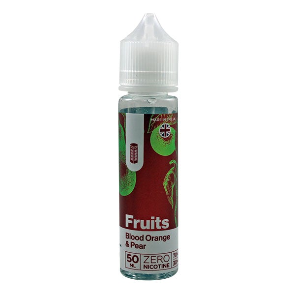 Red Liquids Fruits - Blood Orange & Pear 0mg 50ml Shortfill