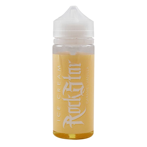 Rockstar Vape Ice Cream Caramel Vanilla 0mg 100ml shortfill