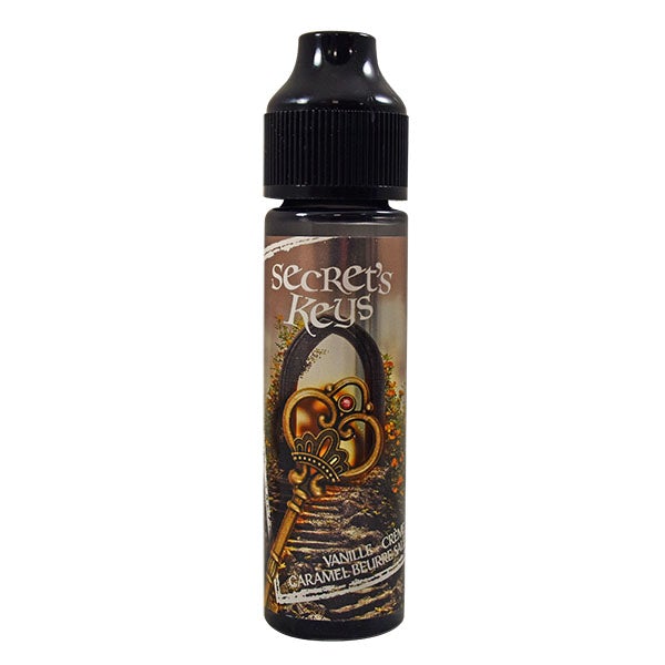 Secrets Keys - Vanille Creme Carmel Beurre Sale (Golden Key) 0mg 50ml Shortfill