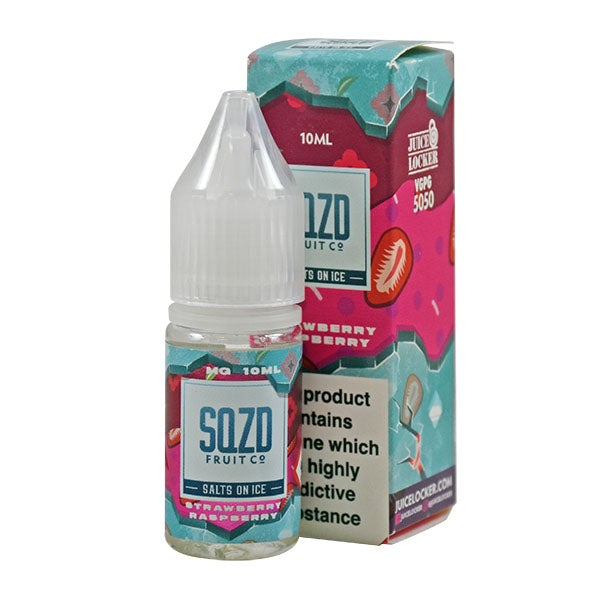 SQZD Salt on Ice Strawberry Raspberry 10ml